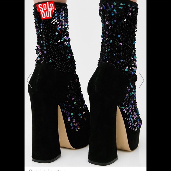 SHELLY'S OF LONDON nwot [dollskill] Platform Boots - Picture 3 of 3